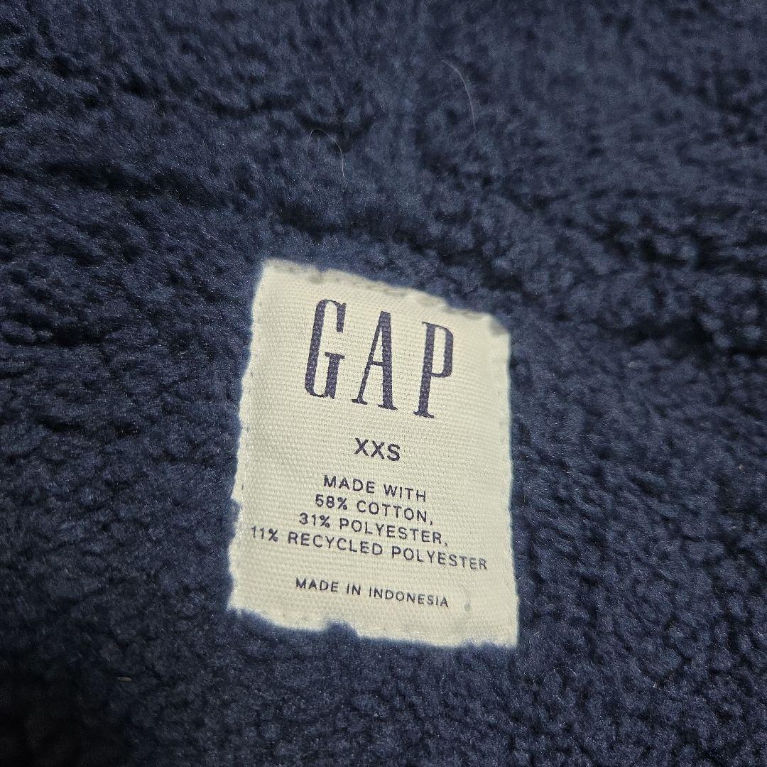 美品 00s ギャップ OLD GAP ジップアップ パーカー 裏ボア y2k