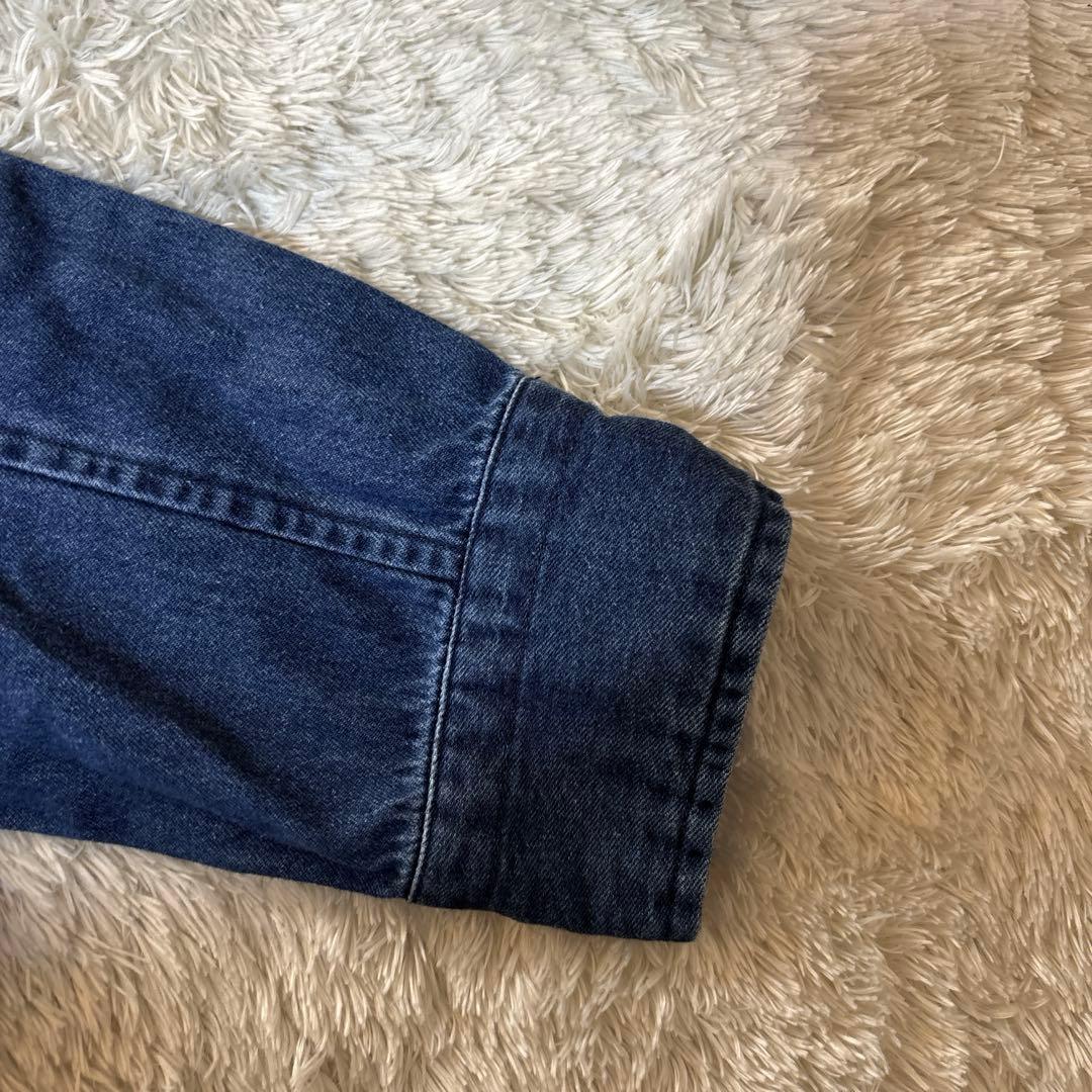 美品＊パールボタンデニムシャツ size38 BLANC basque ロゴ