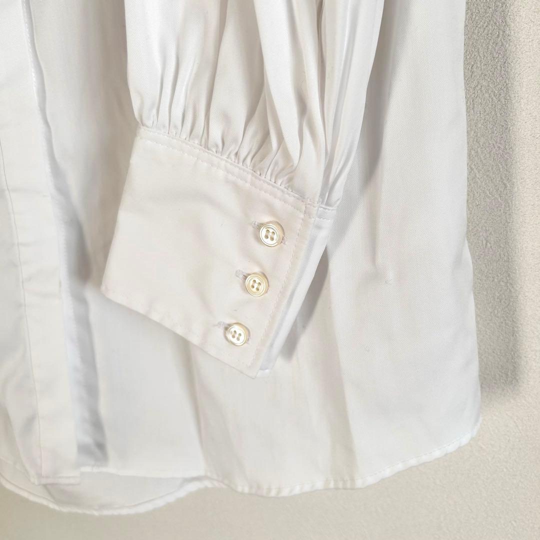 美品　パブリックトウキョウ ALBINIハイネックブラウス　白