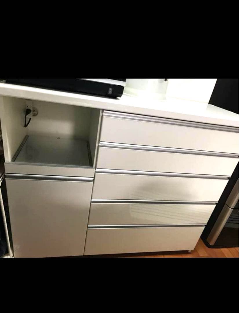 後5日で処分します！パモウナ　カップボード　食器棚　送料込み