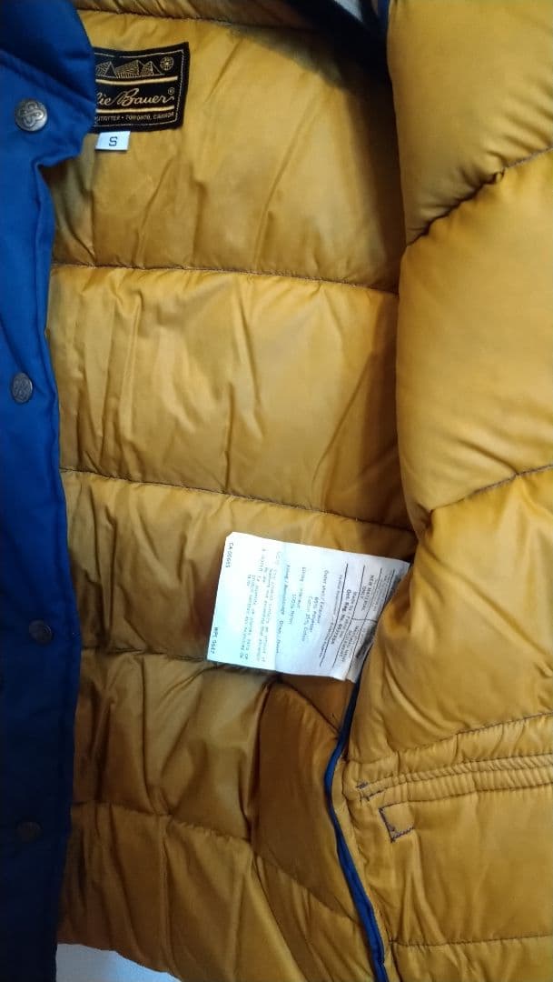 eddie bauer ダウンベスト 80s