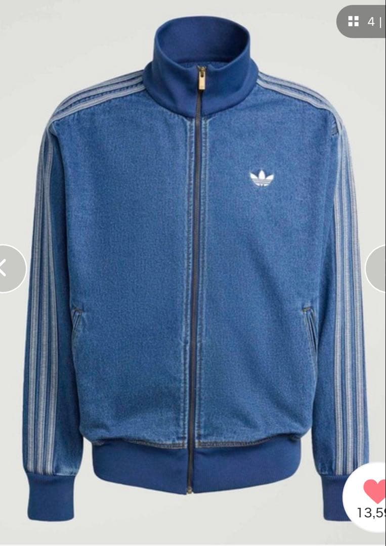 adidas originals デニムジャケット ジャージ Lサイズ