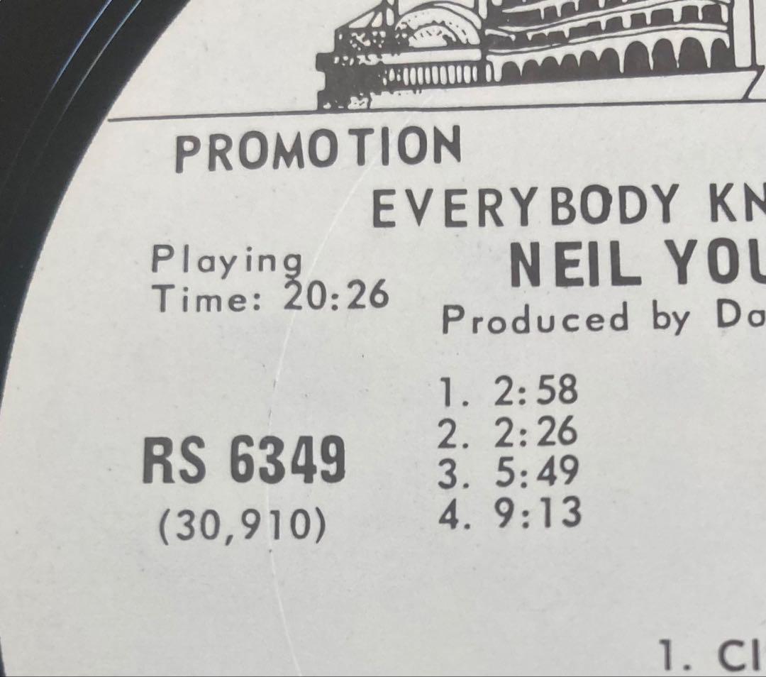 ■究極最高音質USオリジナル白ラベルプロモ盤■NEIL YOUNG with C