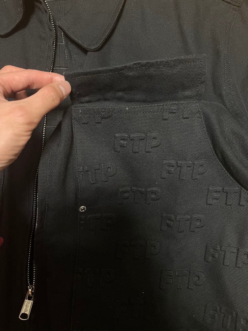 FTP embossed logo work jacket ワークジャケット　M