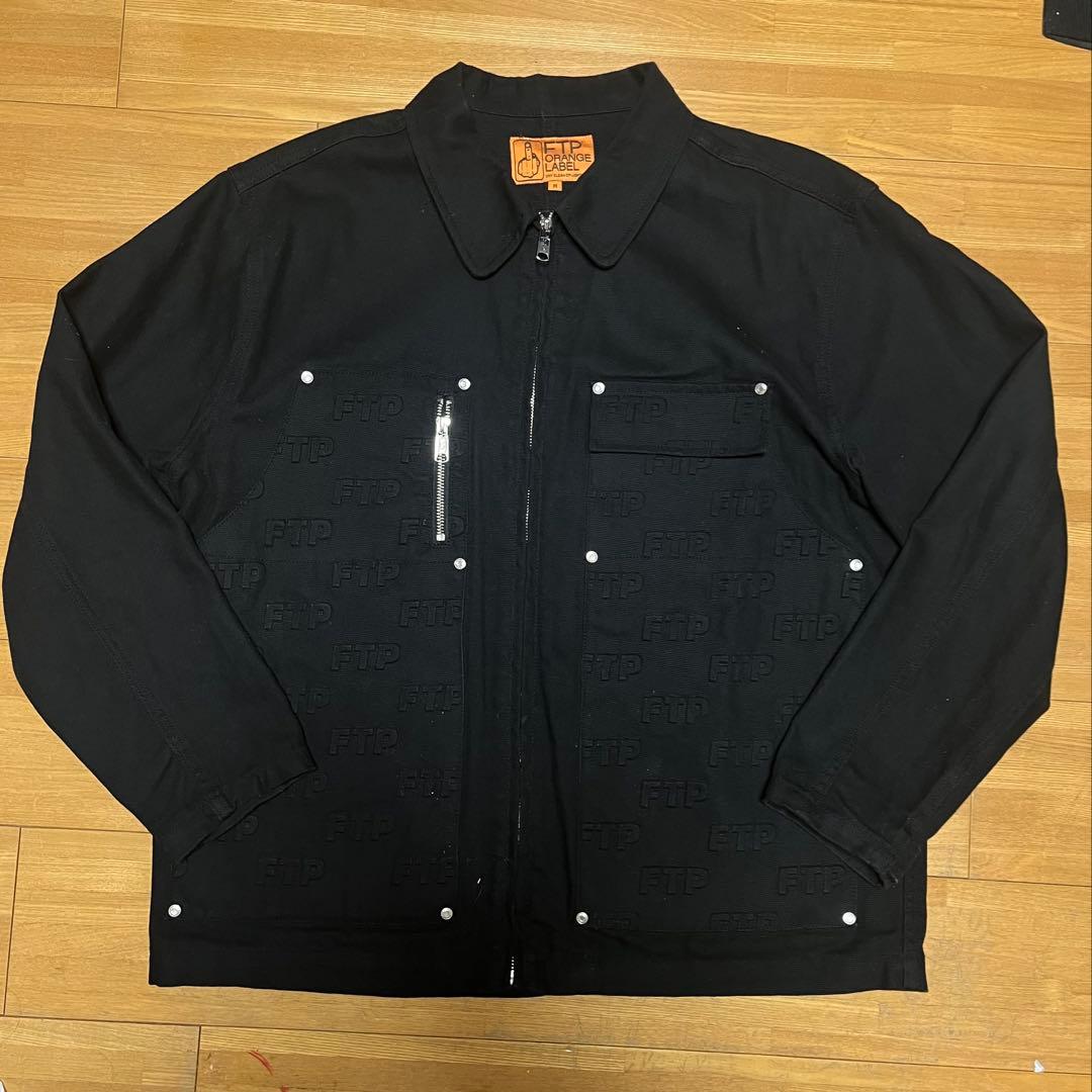 FTP embossed logo work jacket ワークジャケット　M