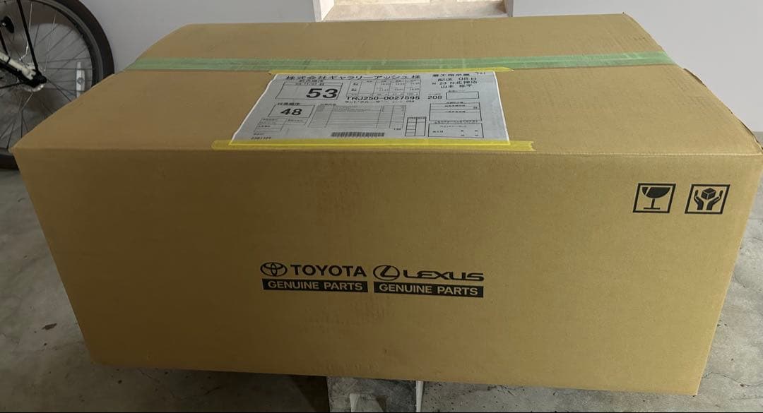 TOYOTA 新車外し ランドクルーザー250 ヘッドライト左右セット 角目新品