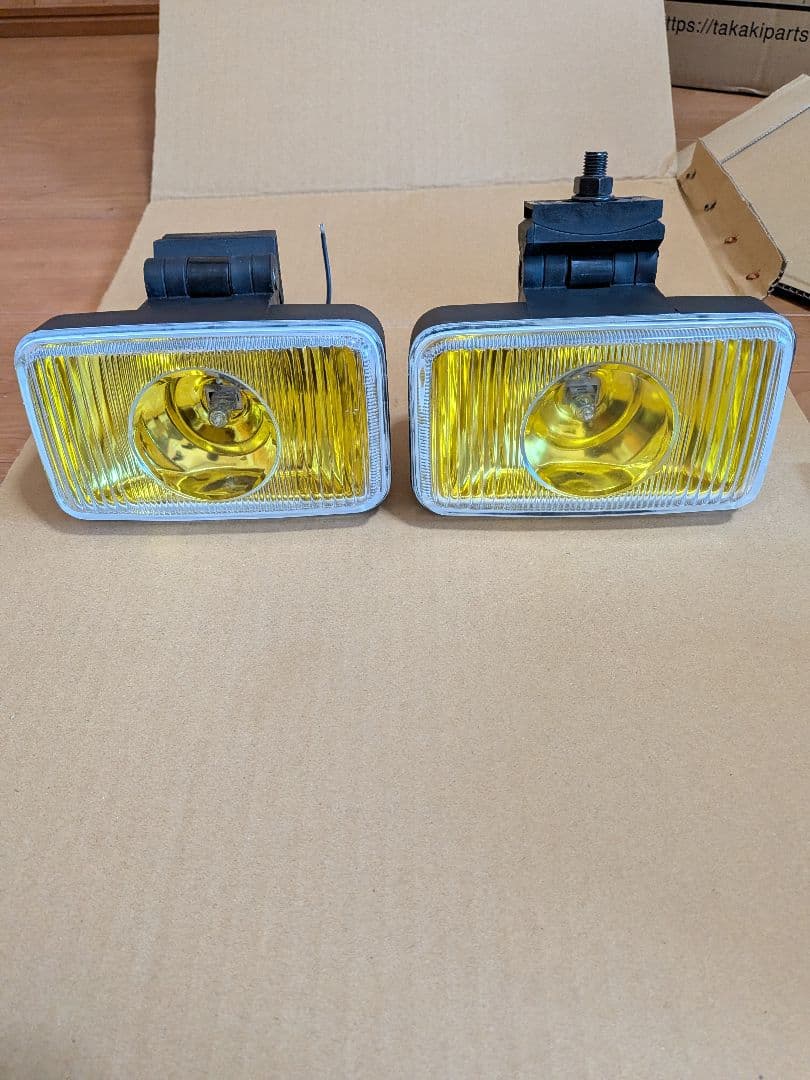 イエロー フォグランプ当時物長期保存品