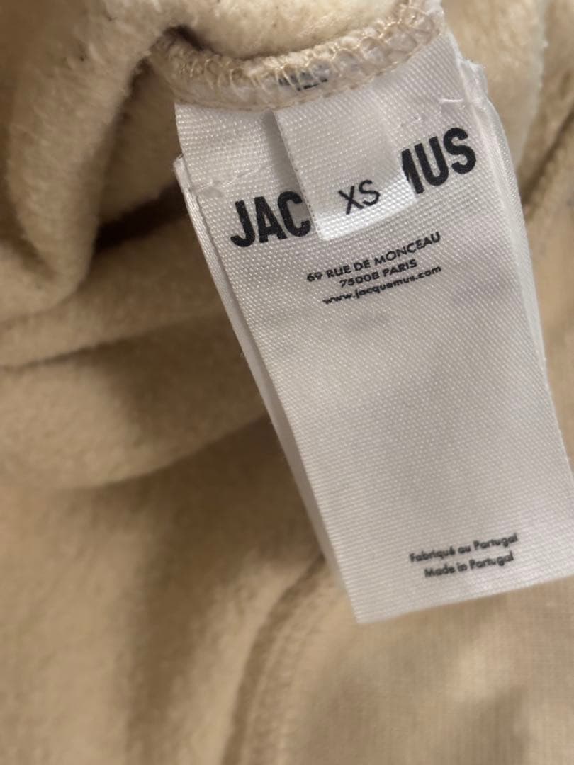 jacquemus ジャックムスフーディ　ベージュ