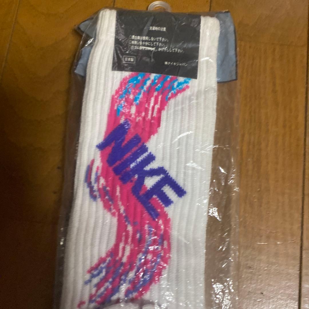 90年代初期 ヴィンテージ NIKE 厚手 パイル ハイソックス 2足セット
