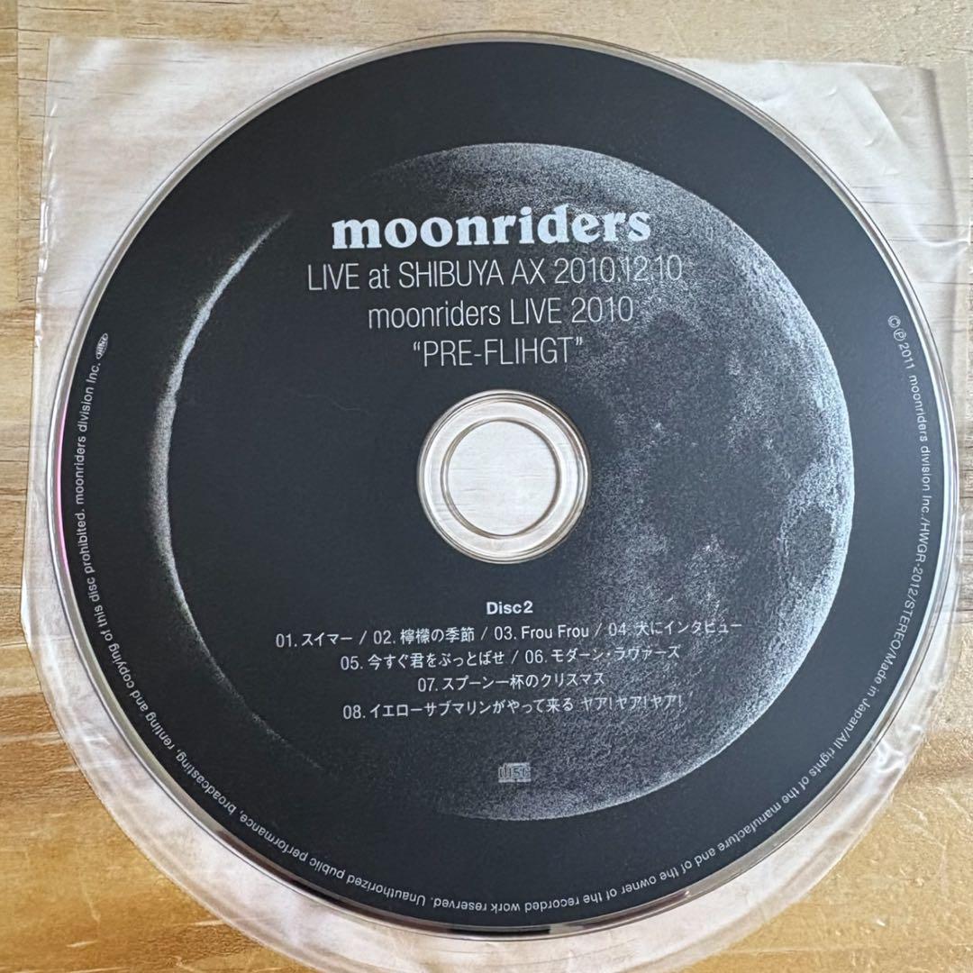 レア美品 限定版 CD moonriders PRE-FLIGHT