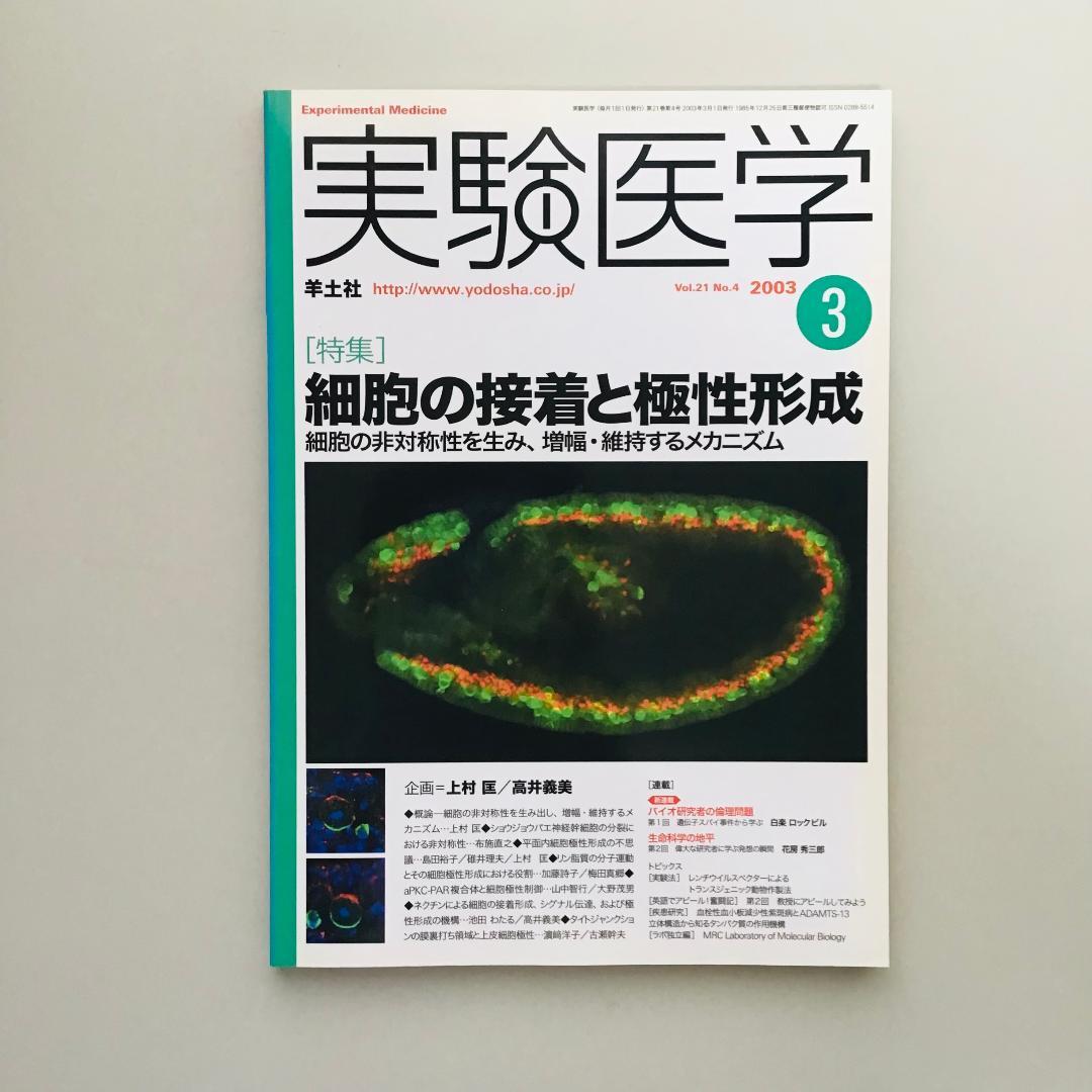 実験医学 2003年 1年分 18冊セット