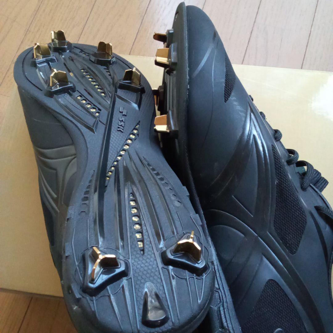 probrain ブラック スパイクシューズ　野球　27.5cm ssk