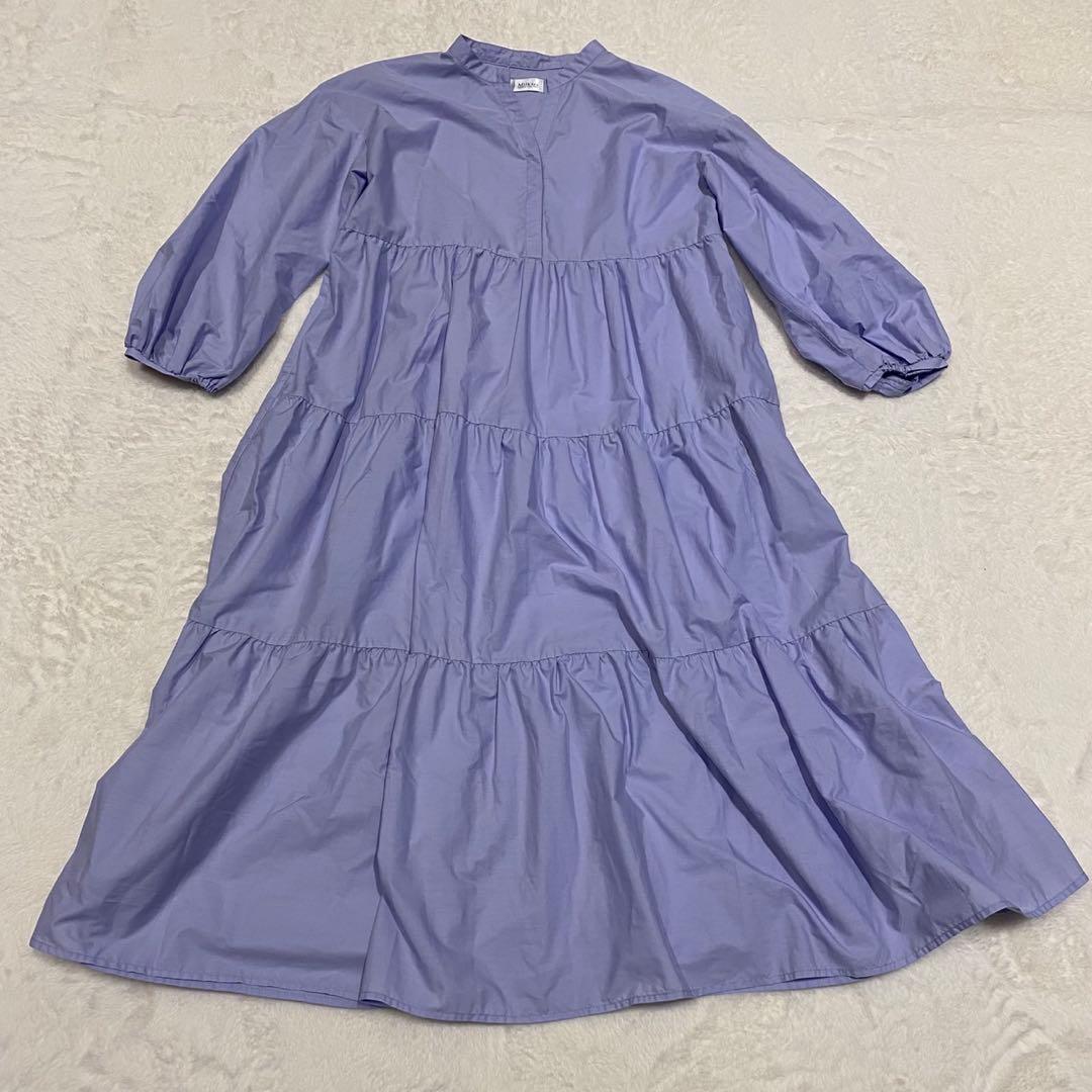 【美品】Milk tea マタニティ 授乳服 ロングワンピース ティアード
