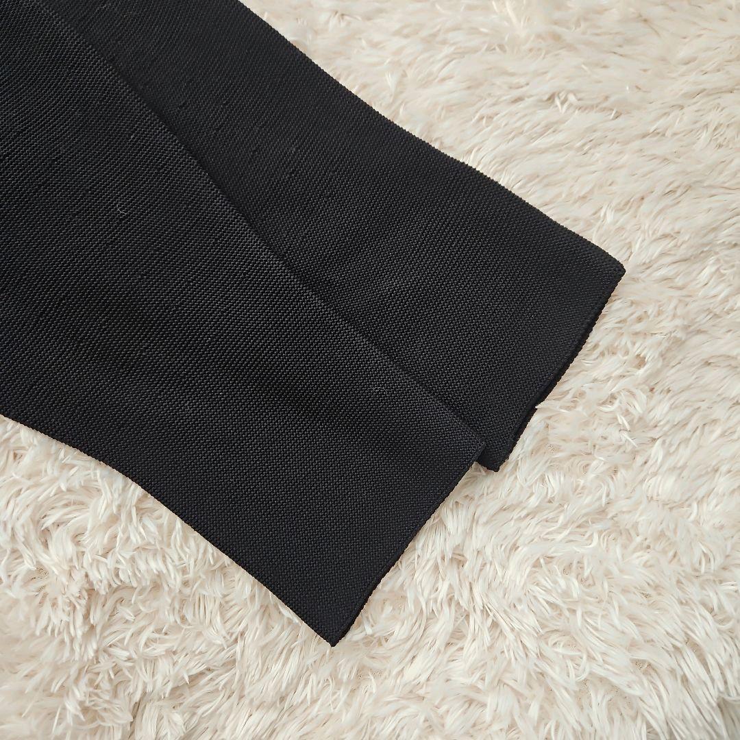 25AW☆極美品 ヒロコ コシノ デザインヘムニットワンピース 黒 L