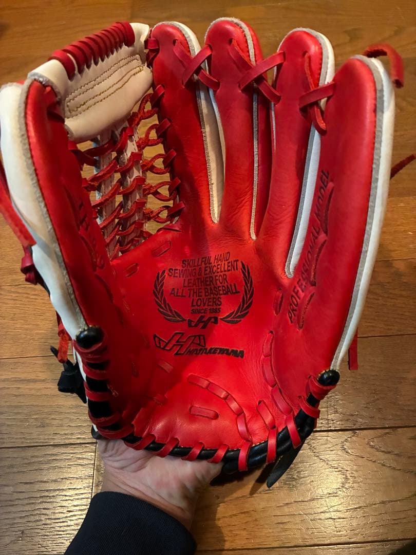 ハタケヤマ 軟式 グローブ 外野手 大人用 野球 ミット