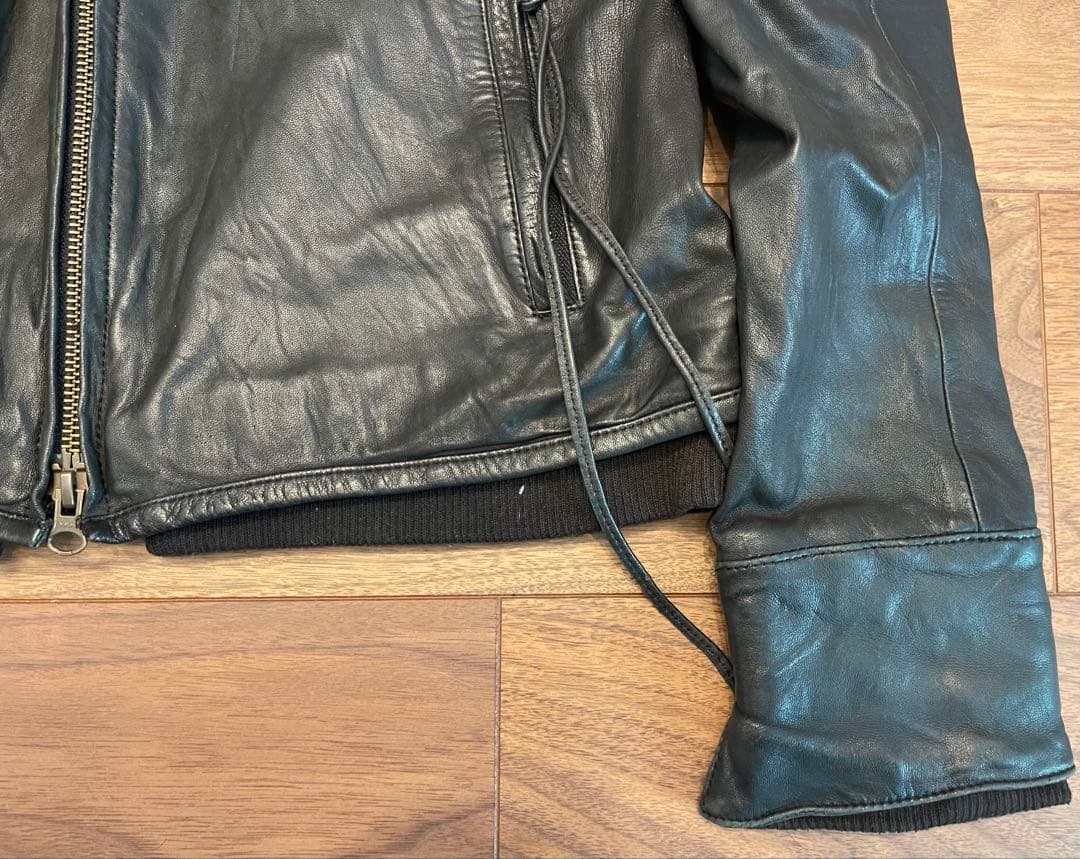 【ラムレザー・羊】Lui's（ルイス）　レザージャケット　サイズ44