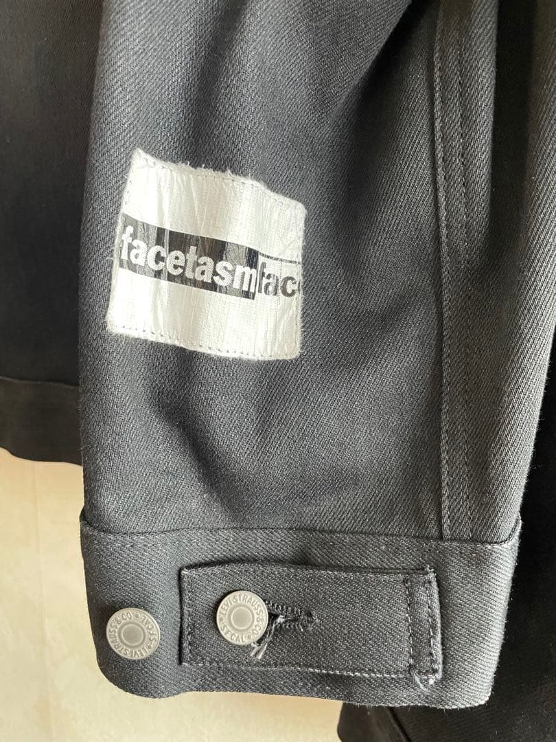 facetasm × Levi’s コラボデニムジャケット　ブラック
