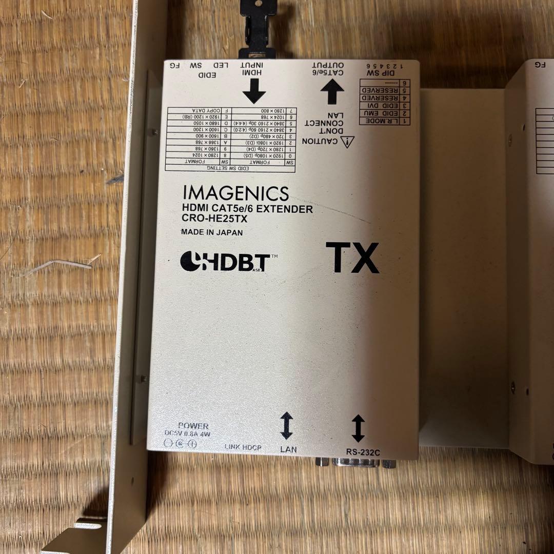 その他 IMAGENICS CRO-HE25 HDMI HDBaseT TX RX