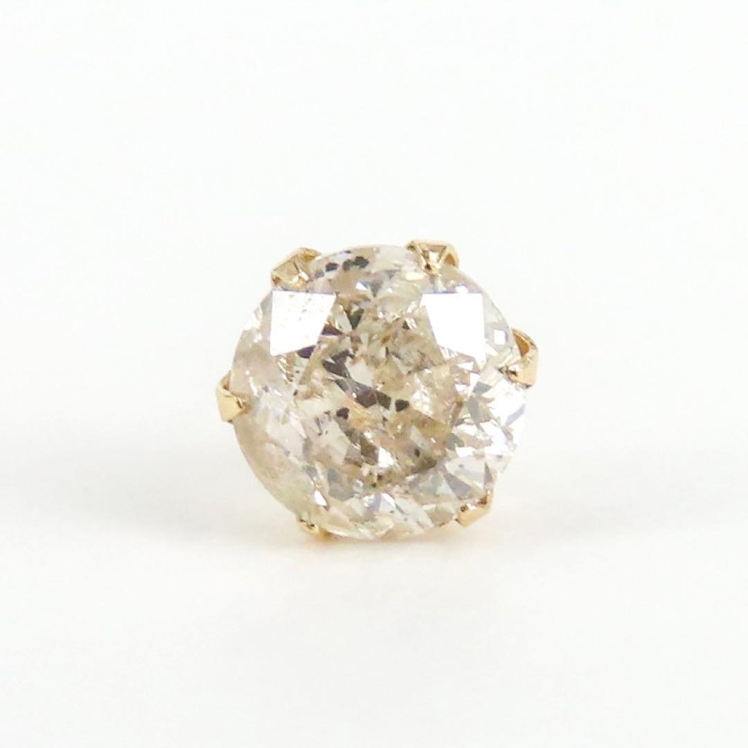 a*i様 【本物保証】K10YG 天然ダイヤモンド 0.50ct ピアス（片耳）