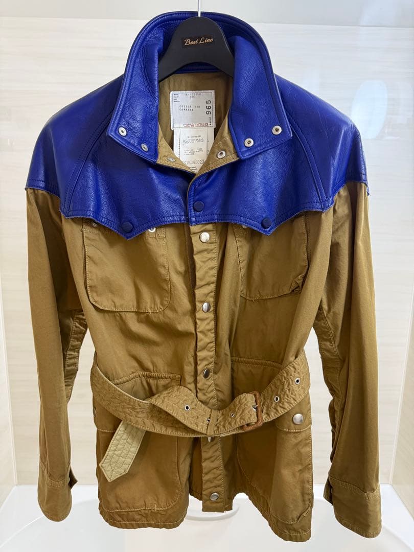 sacai ベルト付きジャケット サカイ