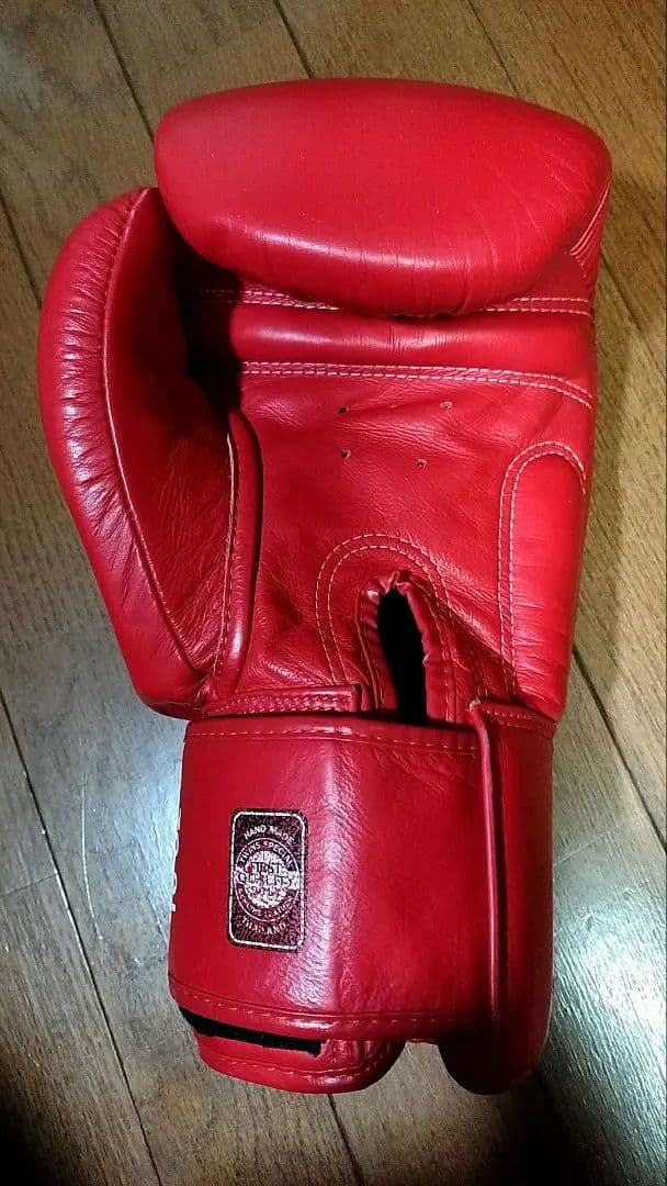 TWINS SPECIAL キックボクシンググローブ 16oz レッド 本革製