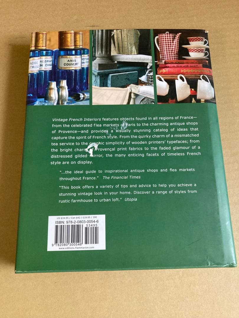 洋書 vintage French lnteriors