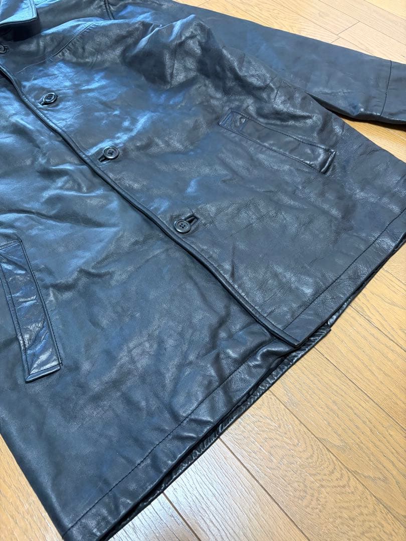 90s OLD Gapオールド ギャップ レザー カーコート 野村訓市 着用
