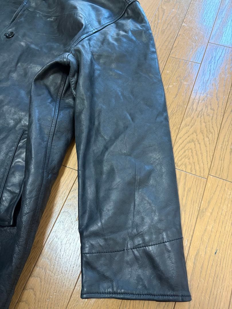 90s OLD Gapオールド ギャップ レザー カーコート 野村訓市 着用
