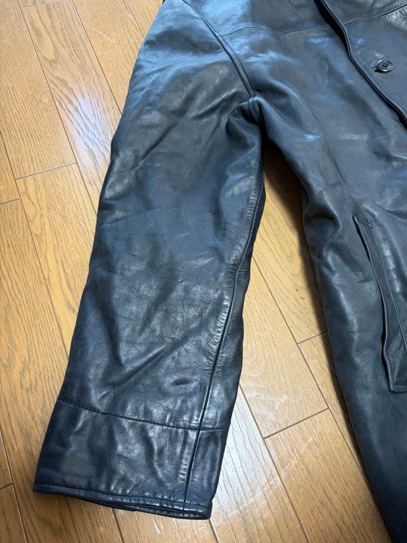 90s OLD Gapオールド ギャップ レザー カーコート 野村訓市 着用
