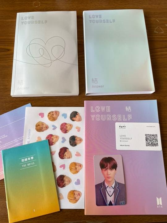 BTS LOVE YOURSELF 結 Answer S.E.L.F盤4冊セット