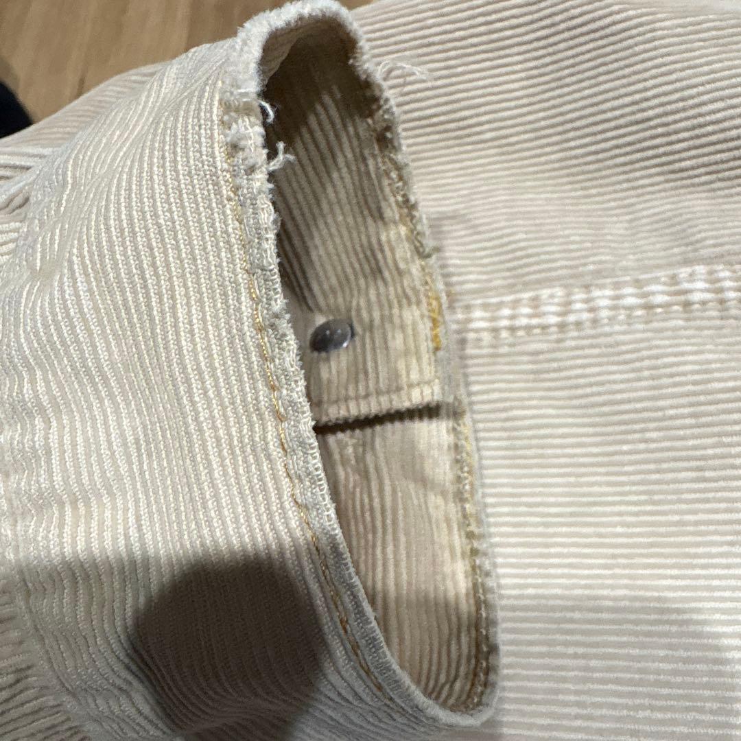 Levi's コーディロイジャケットベージュ　L size イタリア製90年代