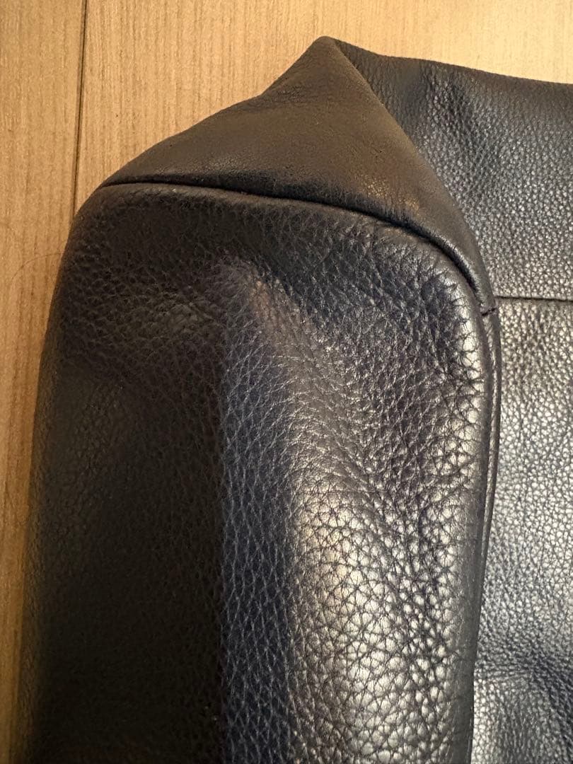 フェリージ　レザー トートバッグ ダークブルー