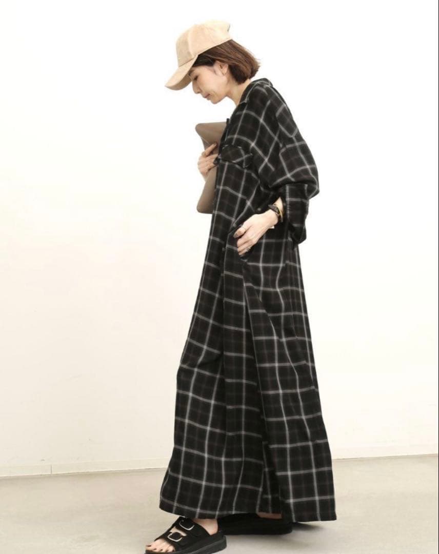 専用【REMI RELIEF】 CHECK SHIRT DRESS
