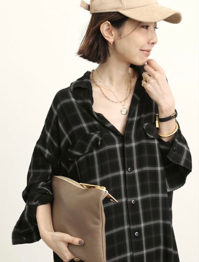 専用【REMI RELIEF】 CHECK SHIRT DRESS