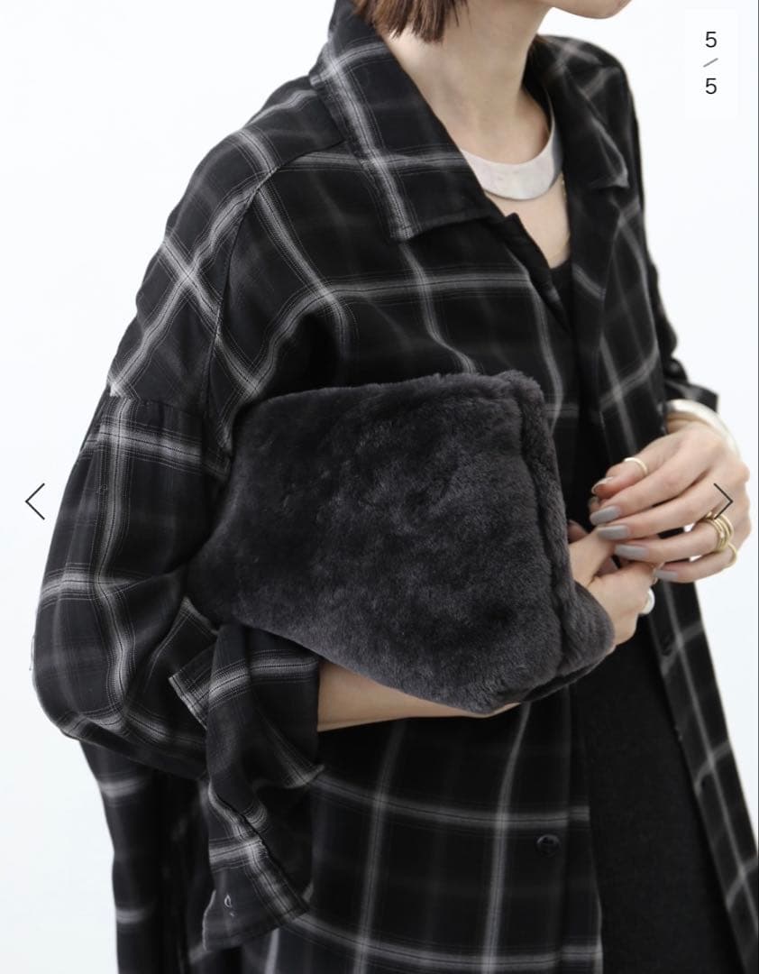 専用【REMI RELIEF】 CHECK SHIRT DRESS