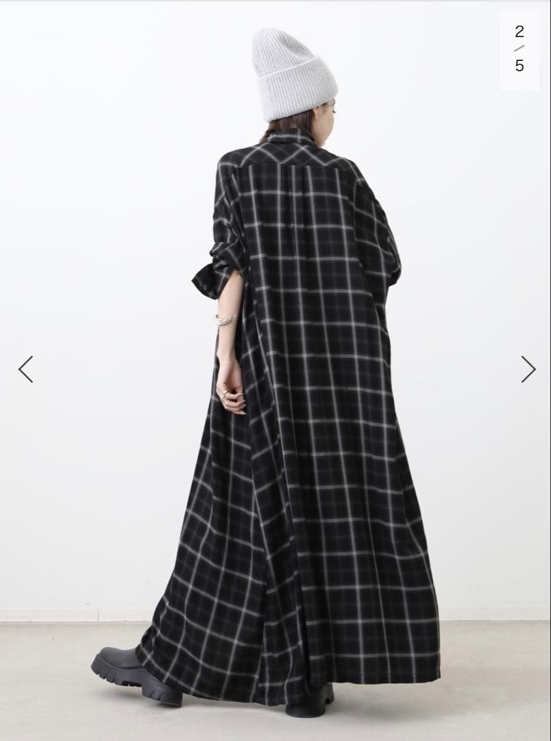 専用【REMI RELIEF】 CHECK SHIRT DRESS