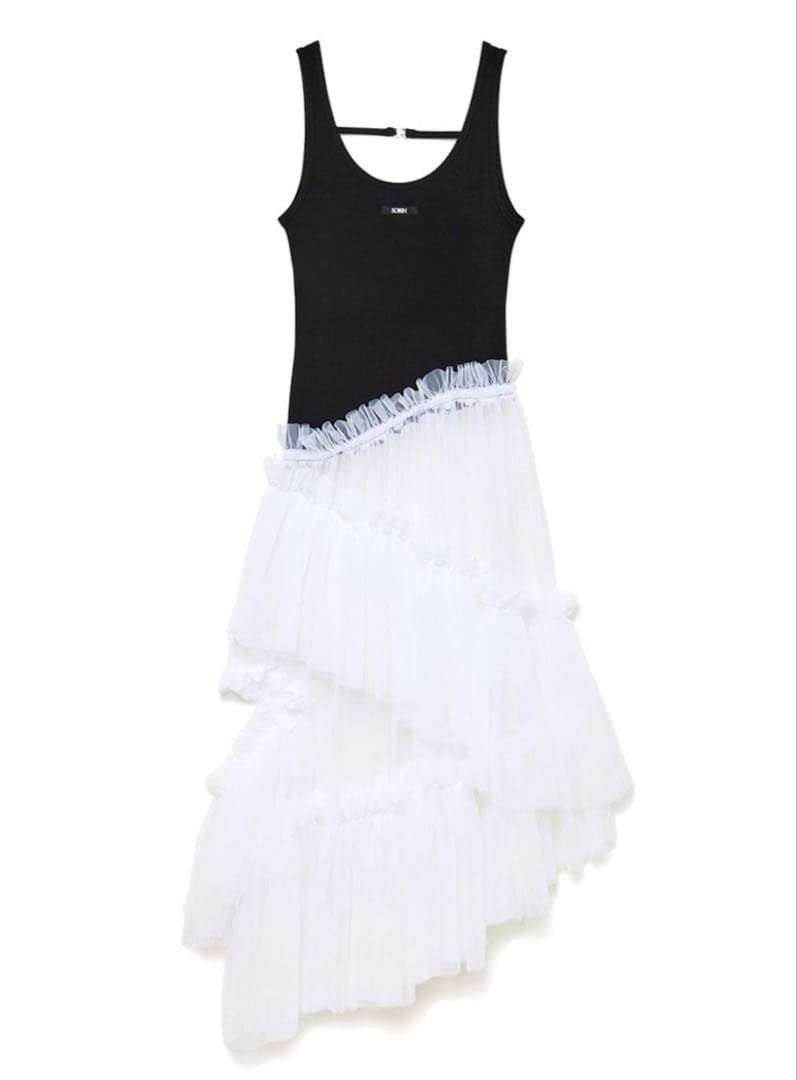 Tulle Docking Tank Dress/チュールドッキングタンクドレス