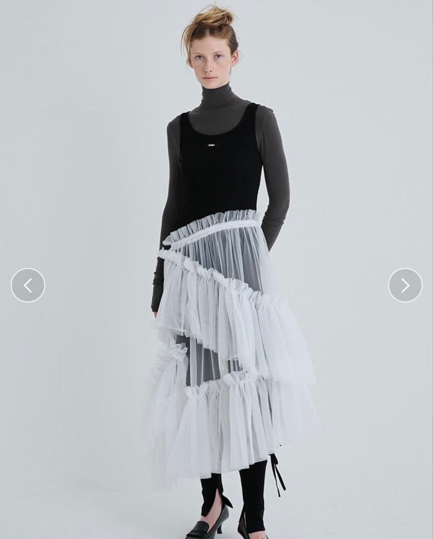 Tulle Docking Tank Dress/チュールドッキングタンクドレス