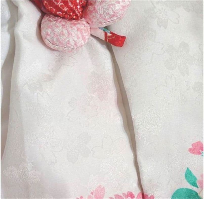 七五三 3歳用　花うさぎ被布セット
