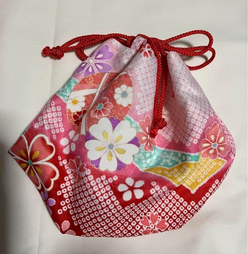 七五三 3歳用　花うさぎ被布セット