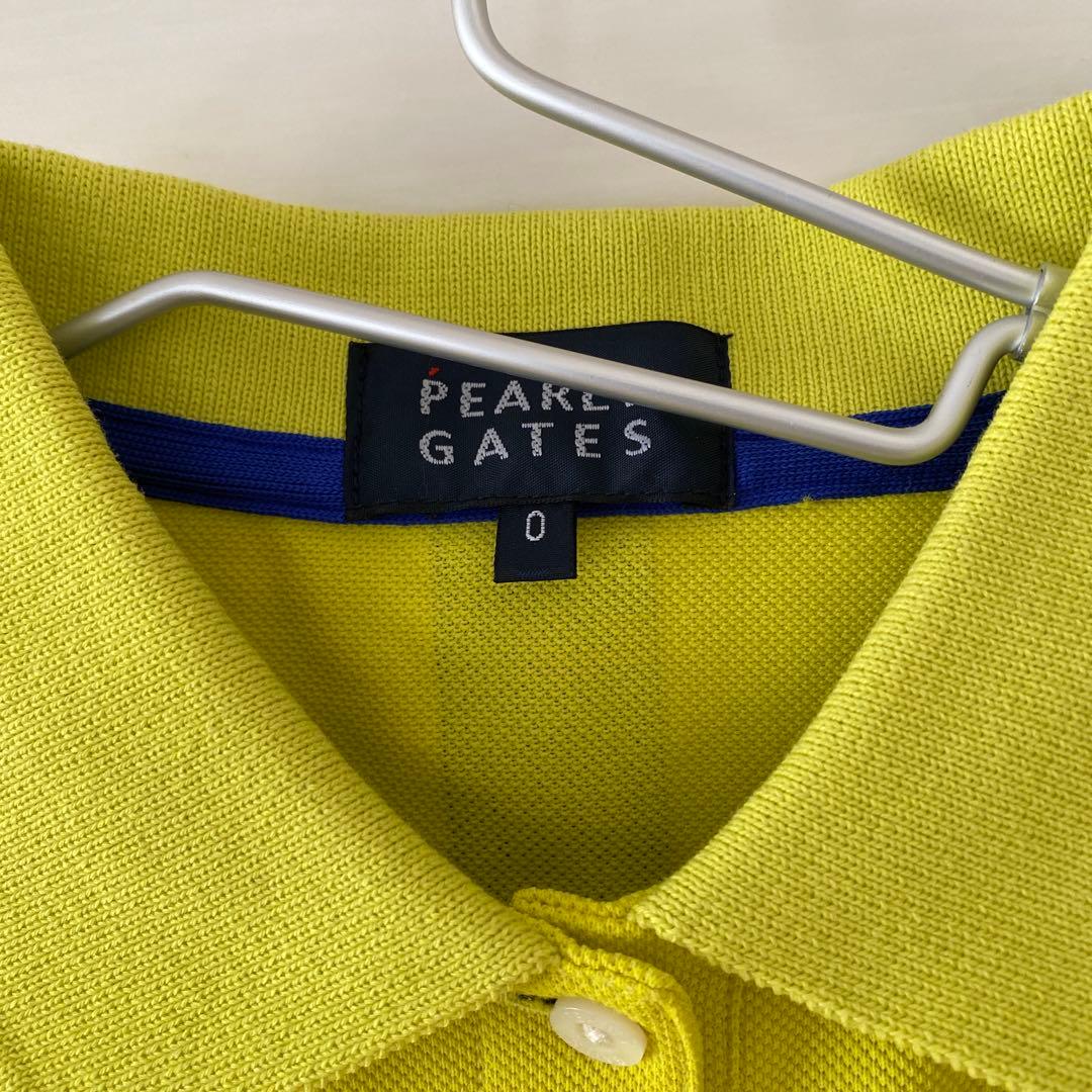 PEARLY GATES イエローポロシャツ サイズ0