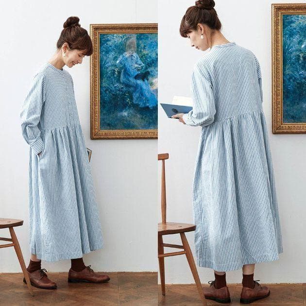 ワンピース SUNNY CLOUDS / stripe one-piece