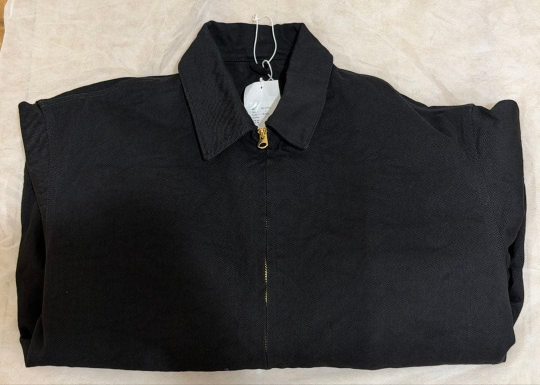 26SS COMOLI コモリ ブラックデニムジップショートジャケット