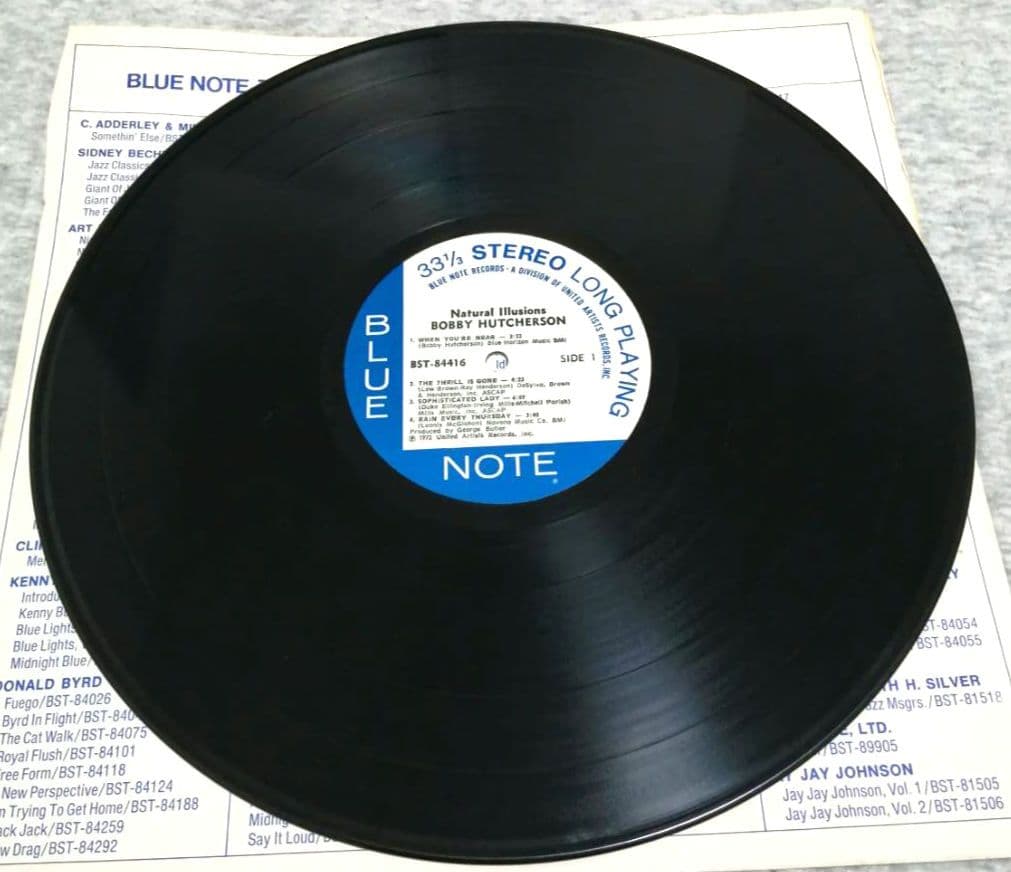 洋楽 Bobby Hutcherson Natural Illusions LP
