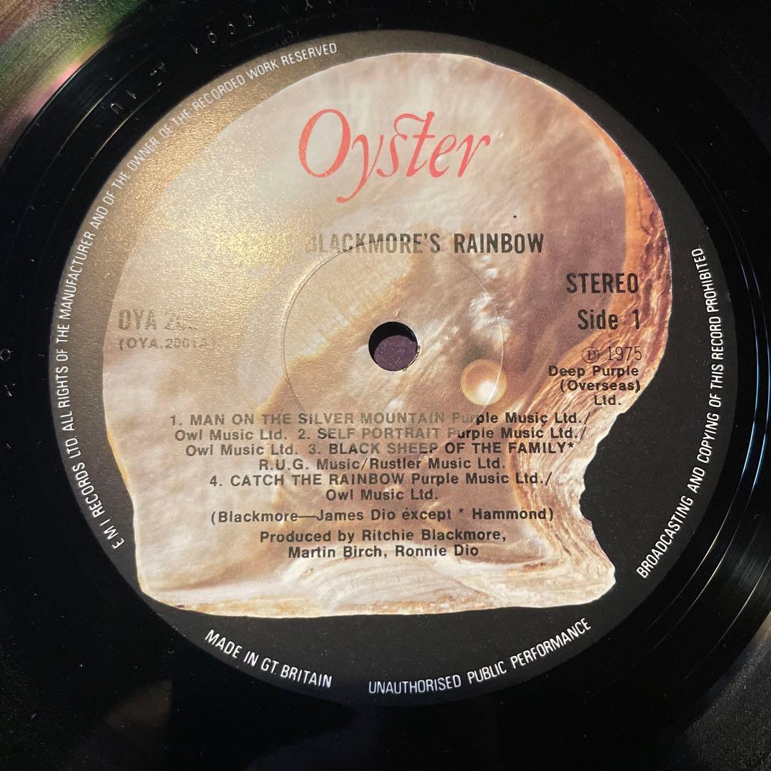 Ritchie Blackmore's Rainbow レコード　ukオリジナル
