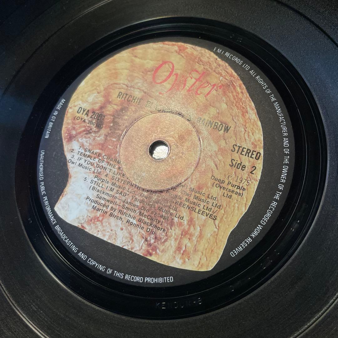 Ritchie Blackmore's Rainbow レコード　ukオリジナル