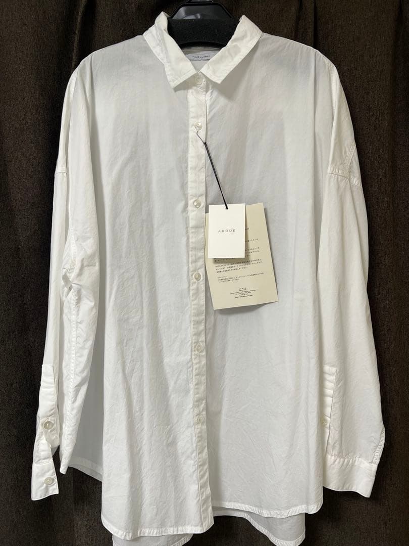 トップス organic cotton rough mellow shirt