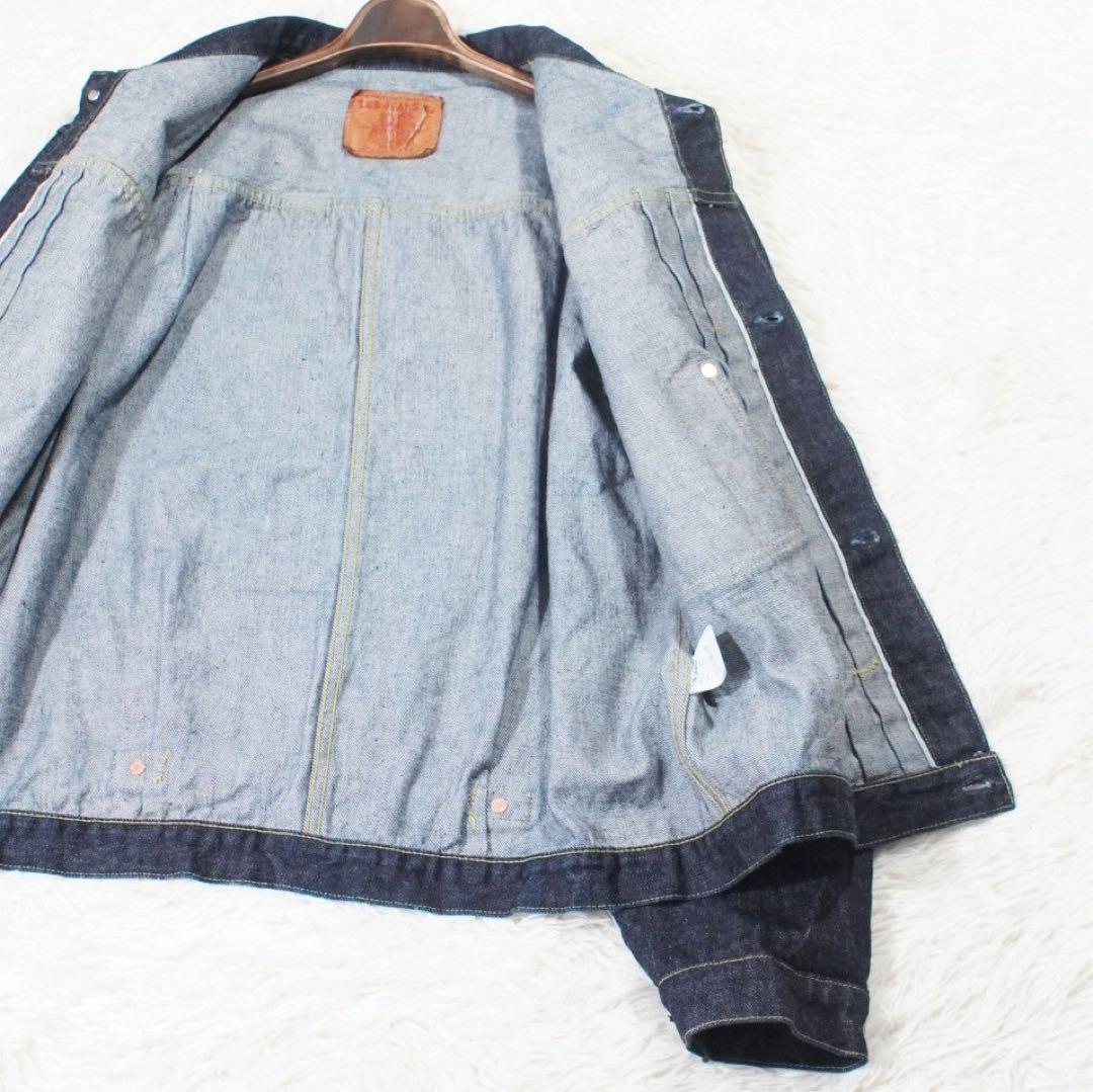 濃紺 《TCB jeans》大戦モデル(46)Gジャン Tバック 1st 月桂樹