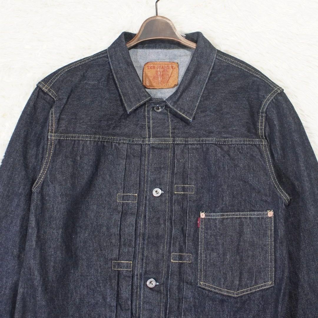 濃紺 《TCB jeans》大戦モデル(46)Gジャン Tバック 1st 月桂樹