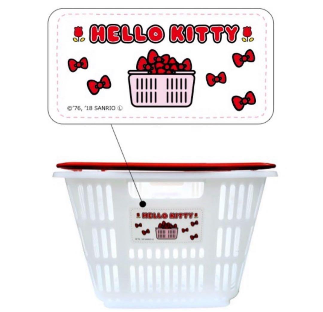 サンリオ　ハローキティ　キティ　マイバスケット　買い物カゴ　33L